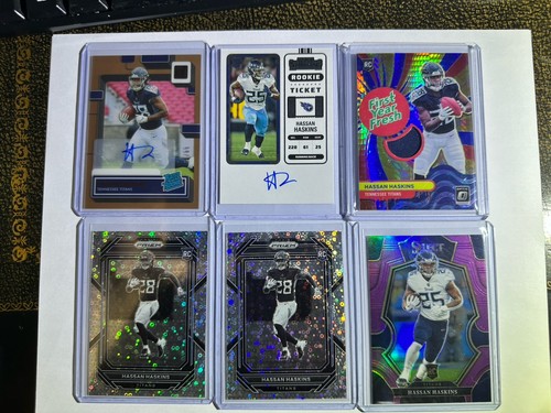 📈 2022 Mosaic Hassan Haskins Chargers Gold RC  Auto 8/10 PLUS 9 AUTOS And RPAs - Picture 7 of 9