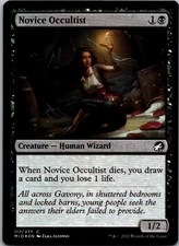 Novice Occultist C Innistrad: Midnight Hunt Foil 117 NM