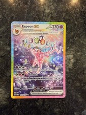 Espeon ex 155/131 Sv: Prismatic Evolutions Holo Pokemon Card Full Art Psychic