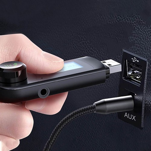 BT Transmitter Receiver Multifunctional 3D Stereo Sound Built In Mic Portabl Hot - Afbeelding 17 van 24