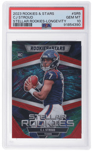 2023 Panini Rookies and Stars CJ Stroud Stellar Longevity PSA 10 Rookie RC