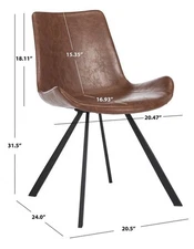 Safavieh TERRA ACCENT CHAIR, Reduced Price 2172771974 ACH7004C-SET2