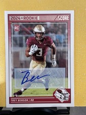 2024 Score - Rookies Trey Benson #354 Signatures (AU, RC)