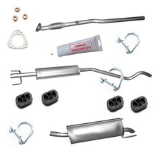 Auspuff Komplett Opel Astra H 1.2i -16V auch ECOTEC H GTC 1.4i + Montagesatz