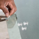 100 Stück Gewächshaus-Z-förmige Glas-Edelstahlklemmen, Metall-Z-förmige