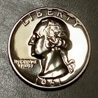 🟅 1961 PROOF 90% Silver Wash. Quarter 25¢
