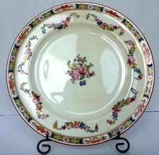 Antique Minton Rose Bone China Single Plate 9" England Globe Mark, A4807, EUC