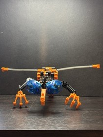 2 Lego Bionicles -Rock Slizer #8506 -Nui-Rama #8537 (orange Only) - 1 stikfas