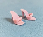 Barbie Doll Shoes Vintage Mules Slides Spike Heel PHILIPPINES Pink