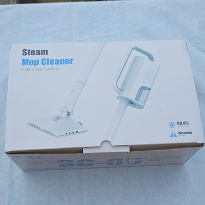 Steam Mop SC-05 6-in-1 Multifunction Corded 1200W 120V White + Accessories