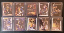 KOBE BRYANT LOT of 10 BASE CARDS  Lakers HOF  EX- Condition or better 