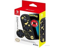 hori nintendo switch d-pad controller (l) (pokemon: black & gold pikachu) by - o