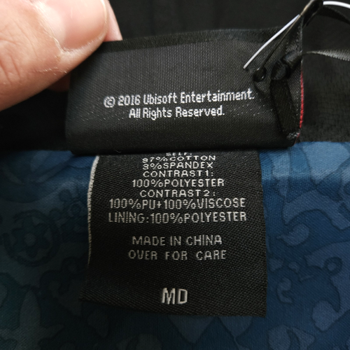 Assassins Creed Weste mit Kapuze transparenter Rock Maria Medium schwarz LE 2016 Ubisoft neu mit Etikett - Bild 6 von 22