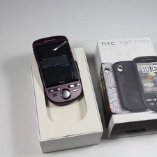 Rare Vintage HTC Tattoo Phone Purple In Box A3288 Vodafone 2009 International