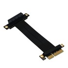 High Speed 270 Degree PCIE 4x Riser Cable Angle PCIe x8 Extension Cable PCIE