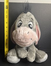 Disney Parks Winnie The Pooh Baby Eeyore Plush Big Feet/Foot Stuffed Animal 12''