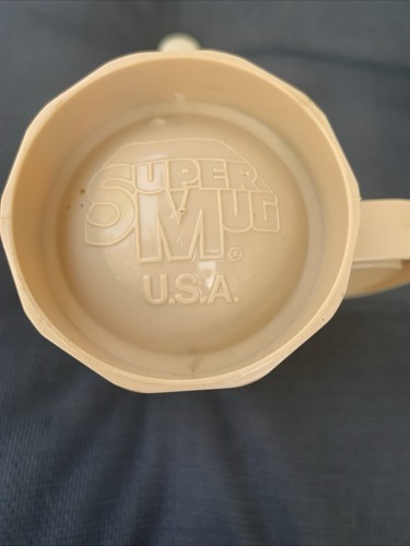 80er Vintage Spuds MacKenzie Party Frenzy Bud Light 5" großer Becher hellbraun - Bild 4 von 6