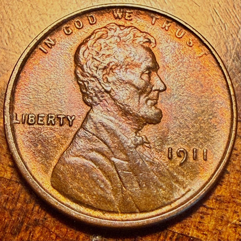 1911 Lincoln Wheat Cent Hard to Find in Uncirculated UNC RB Luster & Color
