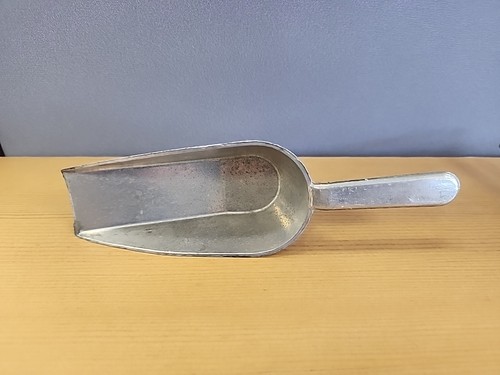 Set Of 3 Vtg Flat Bottom Aluminum/ Metal Scoops 3 Sizes Kitchen Deco Retro - Picture 9 of 21