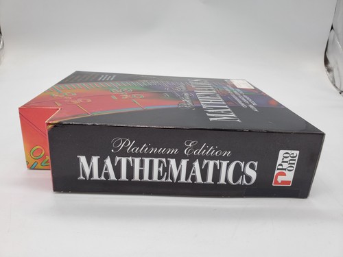 Pro One Platinum Edition Mathematics software- (Windows 95, 5 CD-ROMS) CIB - Picture 4 of 6