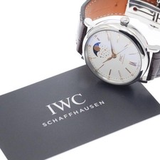 IWC SCHAFFHAUSEN PORTOFINO IW459011 37mm SS Silver Dial Automatic #C204
