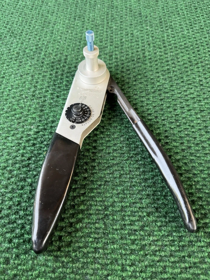 Deutsch HDT-48-00 Genuine OEM Hand Crimp Tool, Size 12- 20AWG AS-IS See Pictures - Image 3 of 4