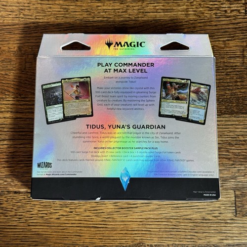 MTG Magic Final Fantasy Counter Blitz Commander Deck Collector’s Edition Tidus - Picture 2 of 2