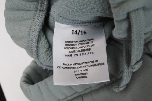 Essentials Fear of God Sweatpants Youth Green Size Large 14/16 - Picture 8 of 9