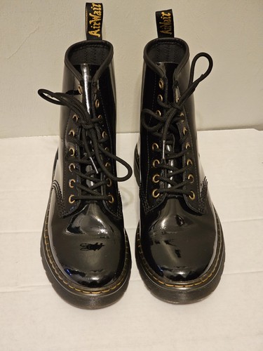 Dr. Martens Zavala Stiefel schwarz Lackleder Herrengröße 7/Damengröße 8 AW004 - Bild 10 von 10