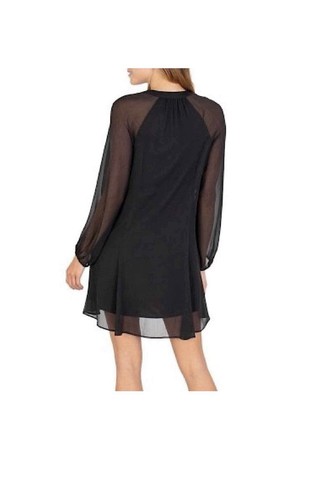 Joie Langarm Cocktailkleid Schwarz Minikleid Neu mit Etikett Größe 2XL - Bild 3 von 10