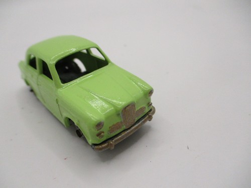 Lesney Matchbox 57A WOLSELEY 1500 RESTORED PALE YELLOW GREEN/GOLD TRIM/GPW CODE3 - Picture 17 of 18