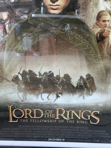 The Lord of the Rings The Fellowship of the Ring 2001 Org Movie Poster 27" x 40" - Picture 12 of 15