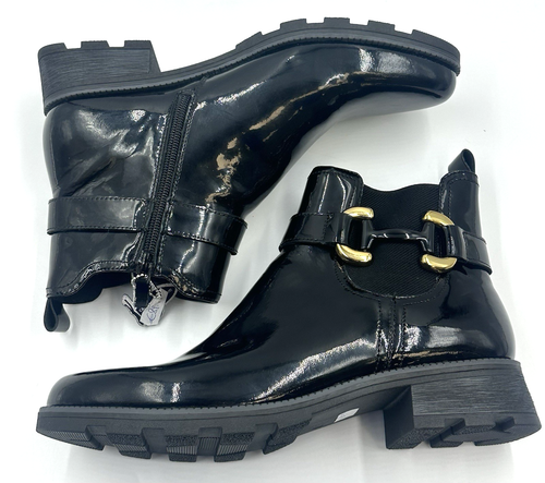 Botines de cuero para mujer Tamaris 9-25428-21 negro talla 37 PVP: 89,90 € (S/1779) - Imagen 9 de 10