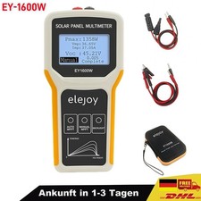 EY 1600W Solarpanel Tester Photovoltaik Panel Multimeter MPPT Leerlaufspannung