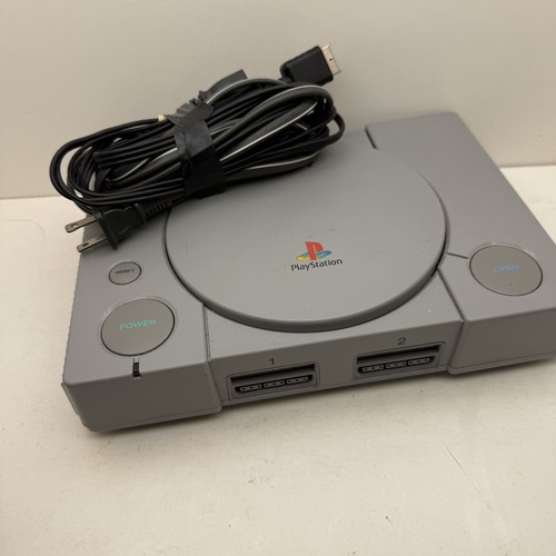 Sony PlayStation 1 PS1 Video Game Console Bundle Lot With Controller Cords OEM - Picture 4 of 9