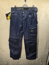Snickers Workwear Authentic 33 X 30 Navy Blue Work Trousers BNWT