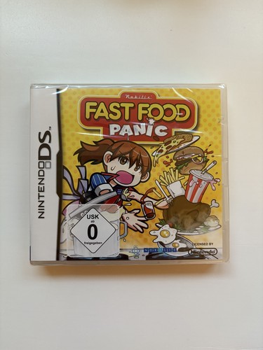 Nintendo DS-Spiel Fast Food Panic 2009 NEU OVP SEALED Retro |Burger