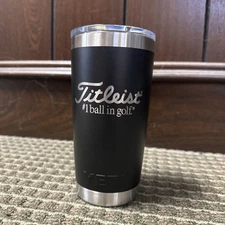 Titleist YETI 20 OZ TUMBLER w/ MAGSLIDER LID Titleist #1 Ball in Golf NEW