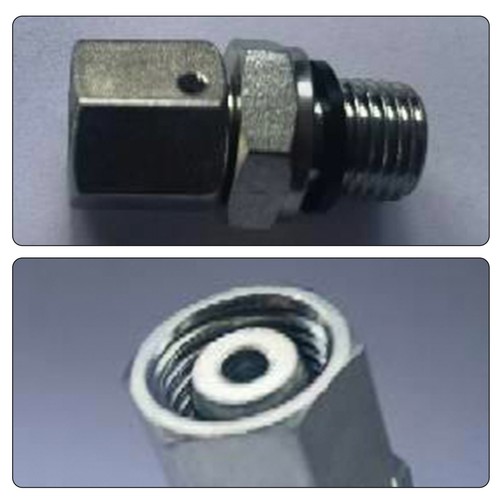 connecteur de soupape de restriction hydraulique bidirectionnel 3/8" L08 M14x1,5 1 setbh - Photo 5/14