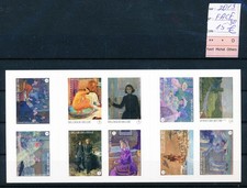 LS55458 Belgium 2013 paintings art booklet MNH fv 15,3 EUR