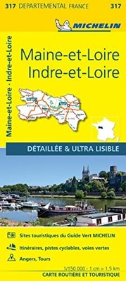 INDRE LOIRE MAI MICH LOCAL MAP 317 by Michelin Hardback Self Help Business