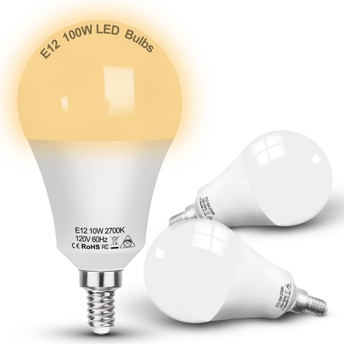 E12 A19 A60 LED Ceiling Fan Light Bulbs 100w Equivalent 2700K Warm White,E12 ... - Picture 1 of 7