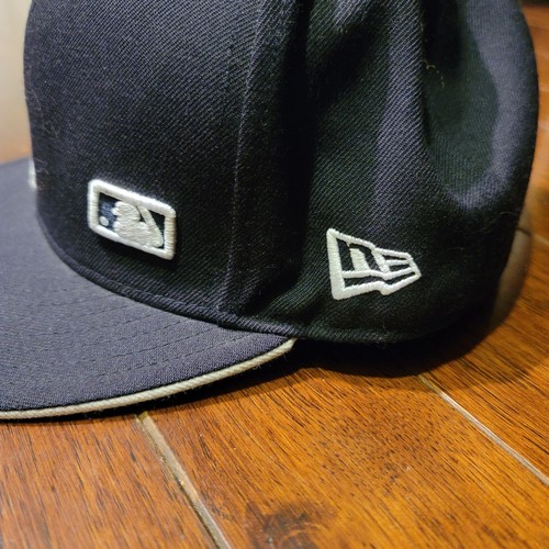 New Era 59fifty NY Yankees Blue Fitted Hat Size 7 3/8 New York - Picture 12 of 14