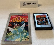 TESTED Joust (Atari 2600, 1983) Cartridge W/ Manual - Video