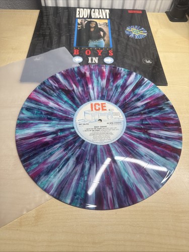 Eddy Grant Boys In The Street Maxi COLOURED 12“ Vinyl ICE 1984