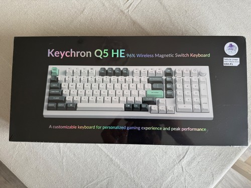 Keychron Q5 HE QMK Wireless Magnetic Switch 96% Keyboard - Shell White - 第 1/3 張圖片