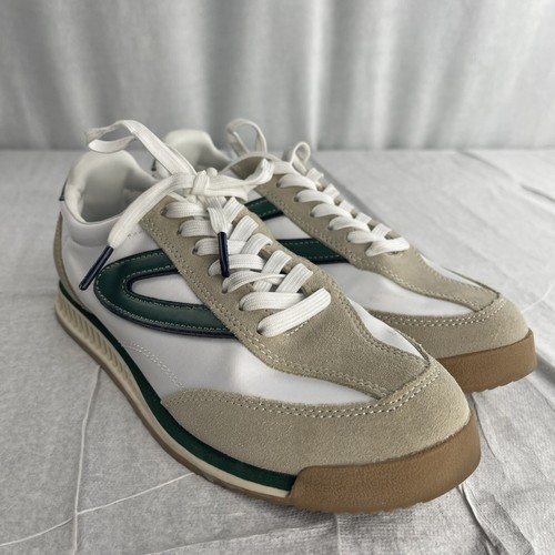 Tretorn Kristine Women's 6.5M Green White and Brown Suede Sneakers New No Box - Picture 3 of 11
