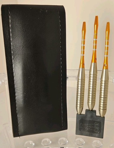 Tru-Lon Nickel Silver 22 Gram Steel Fixed Point Darts England Made-No Flights - Picture 2 of 3