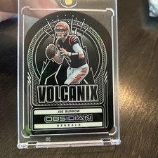 Joe Burrow 2022 Obsidian Volcanix 09/99 Jersey Match 1/1 SP Die Cut