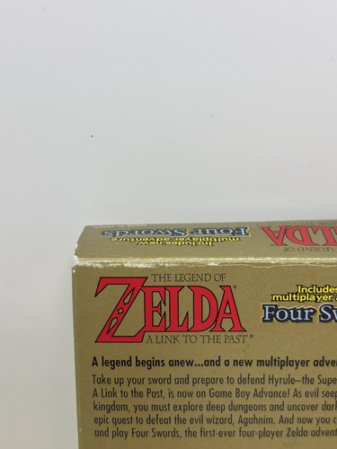 Legend of Zelda: A Link to the Past Nintendo Game Boy Advance GBA CIB Completo - Imagen 9 de 24
